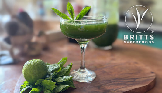 Wheatgrass mojito