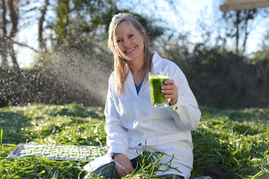 Why is wheatgrass juice like blood? - Britt's Superfoods