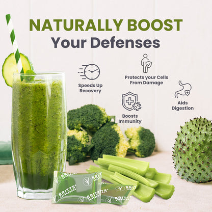 Broccoli-Celery*-Soursop Refresher