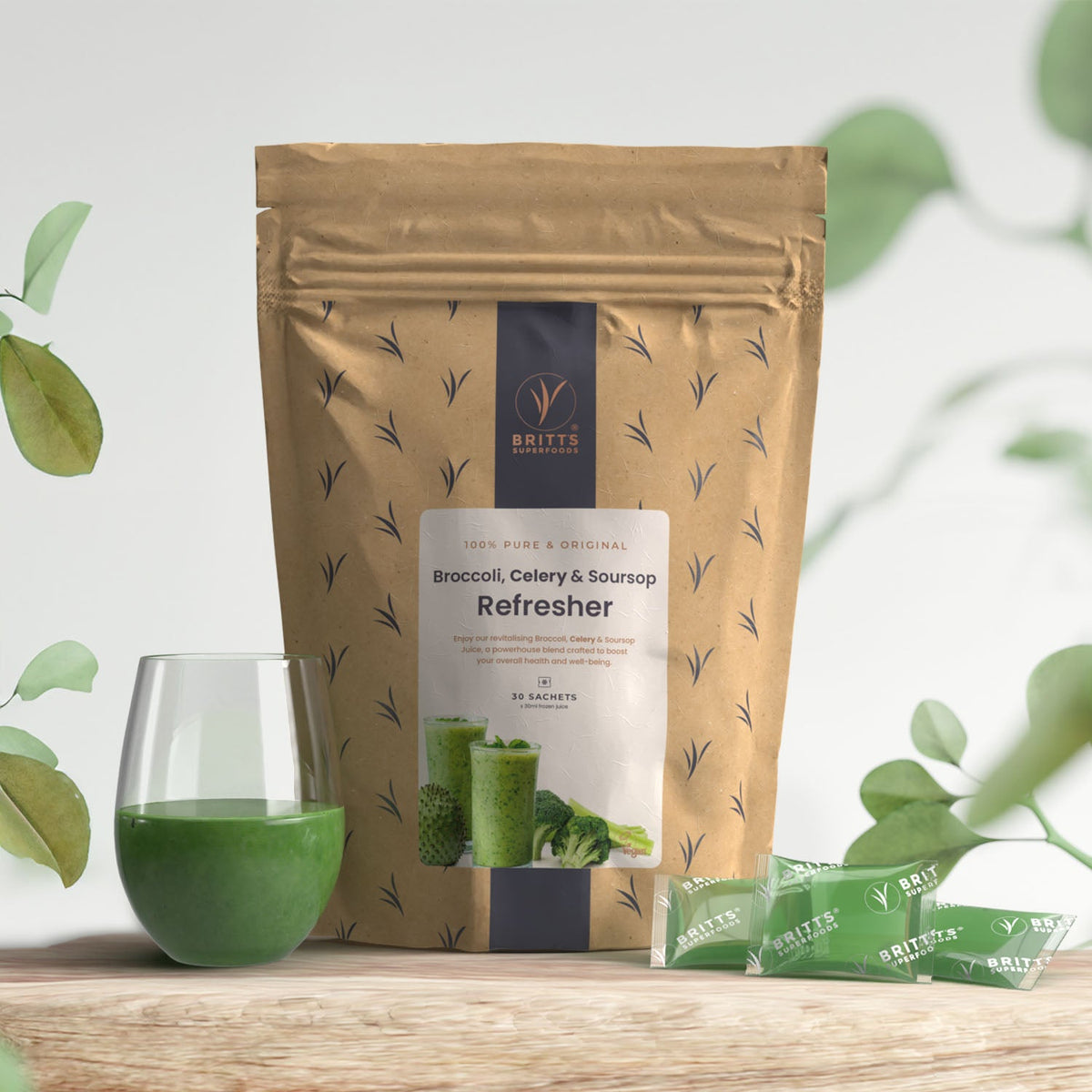 Broccoli Celery Soursop Refresher