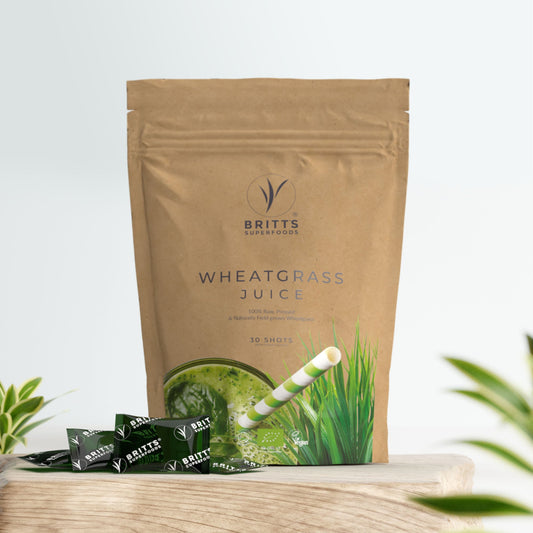 Organic Wheatgrass Juice - Britt's Superfoods